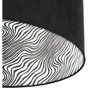 Black Zebra Shade - Black and White