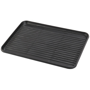 Iron Dish Drainer Drip Tray - Black by Livingandhome