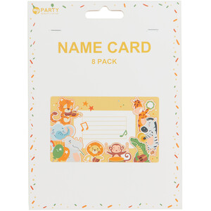 Safari Party Name Cards - Multicolour by My Party