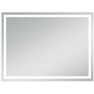 Bathroom LED Mirror with Socket Bluetooth Speaker by AicaBathroom