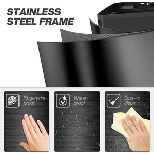 HOMCOM 20L Dual Kitchen Bin with Removable Inner Buckets by HOMCOM