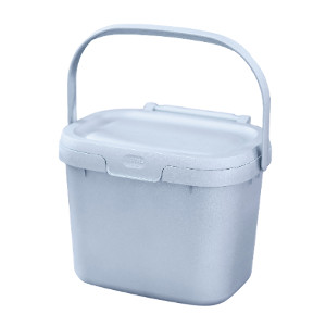 Addis Recycled Kitchen Compost Caddy - Grey by Addis