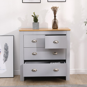 HMD 3 Pieces Wooden Bedroom Set-White or Grey by HMD Furniture