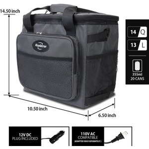Koolatron D13 13L Cool Bag Box - Grey by Koolatron