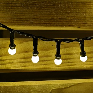 Frosted Berry Christmas String Lights - Warm White by Samuel Alexander