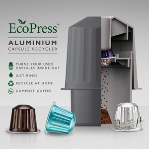 Eco Press Aluminium Capsule Recycler - Grey by Dualit