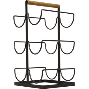 Malmo Wine Rack - Black