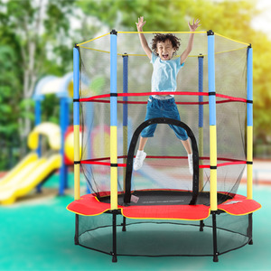Children's Trampoline with Safety Net and Enclosure by Livingandhome
