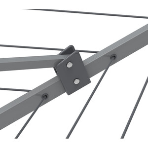 Addis 45 Metre Rectangular Arm Rotary - Grey by Addis