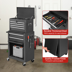6-Drawer Rolling Tool Chest Tool Storage Cabinet by Costway