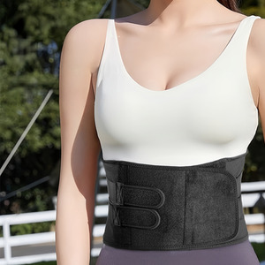 Nylon Lower Back Support Belt with Green Stripes by komore