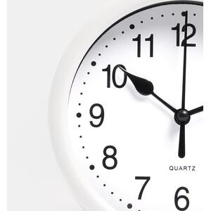 Basic Round Analogue Wall Clock - White by OHS
