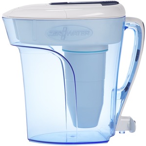 ZeroWater 12-Cup2.8 Lt Jug plus Filter and Free Water Quality Meter - Blue by ZeroWater