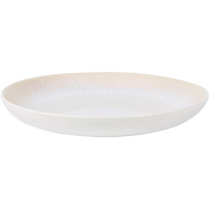 White Textured Serving Bowl - White