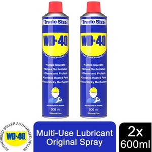 WD-40 2pk Multi-Use Lubricant Aerosol Original - Blue / 600ml by WD-40