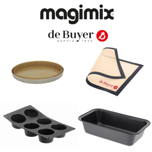 Magimix x De Buyer Home Baking Box 4 Premium Baking Accessories - Black by Magimix