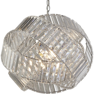 4 Band Venetian Pendant - Silver by Lighting Collection