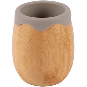 130ml Bamboo Baby Trainer Cup - Grey / 9.5cm by Tiny Dining