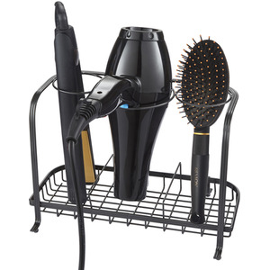 Freestanding Hair Dryer and Straighteners Holder - Graphite by House Of Home