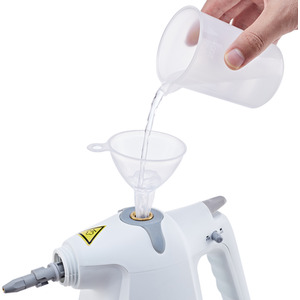1000W Handheld Steam Cleaner - White by Livingandhome