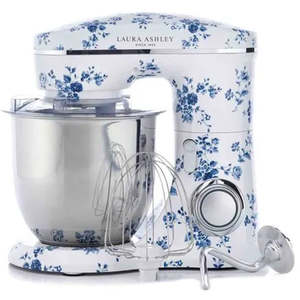 Laura Ashley 4.5L Stand Mixer China Rose - Blue by VQ