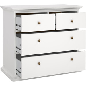 Paris 3 Piece Bedroom Set - White