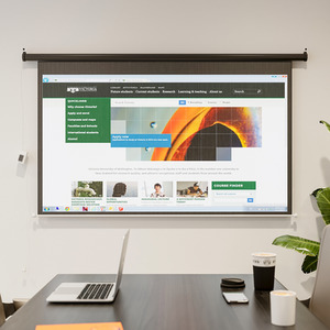 Electric Motorized Projector Screen by Livingandhome