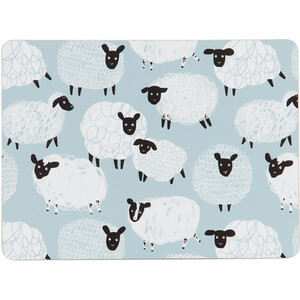 Highland Flock Placemat and Coaster Set - Multicolour