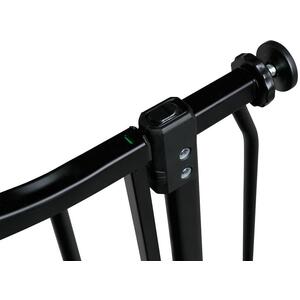 Extra Tall Curved Top Safety Gate - Matt Black / 116cm - 125cm by Safetots