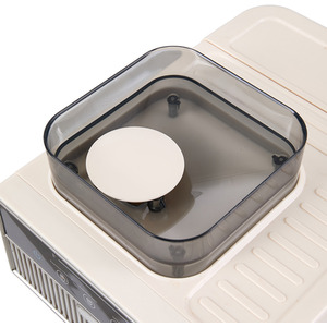 Espresso Coffee Machine with Integrated Coffee Grinder and Milk Frother - Cream-white by Livingandhome