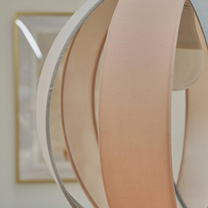 Pink Modern Fabric Globe Ceiling Pendant Light Shade - Pink by ValueLights