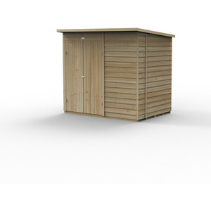 4LIFE Pent Shed 7x5 - Without Base / 0 / 2 / Installation Included by Forest Garden