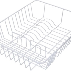 KitchenCraft Dish Drainer 45cm - White by KitchenCraft