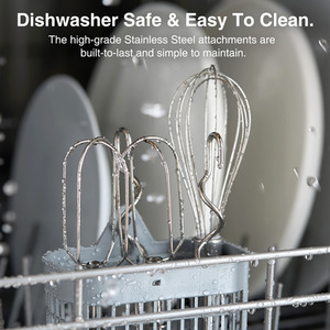 300W Electric Hand Mixer with 3 Attachments by VonShef