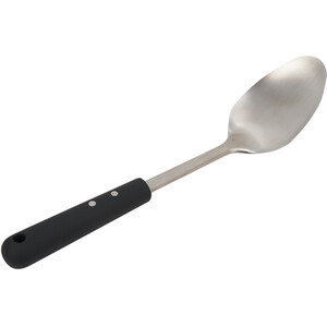 Kitchen Master Solid Spoon with Soft Touch Handle - Chrome by Kitchen Master
