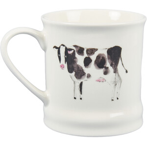 Daisy Farm Tankard Mug - White