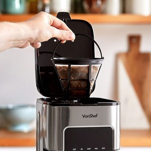 VONSHEF - 1.5L Filter Coffee Machine - Black by VONSHEF