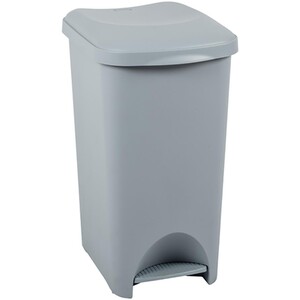 Eco Pedal Bin 40L - Metallic by Addis