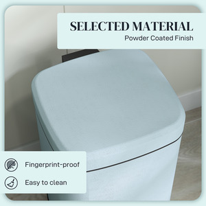 HOMCOM Kitchen Pedal Bin Fingerprint Proof by HOMCOM