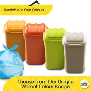 Lift Recycle Plastic Waste Bin 15-30-50L - Green / 50l by Home Centre