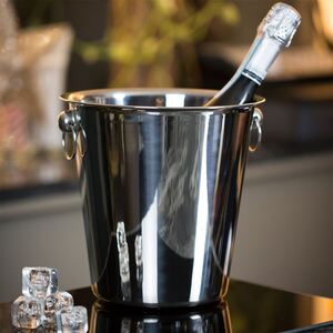 4 Litre Stainless Steel Ice Bucket - Silver by Rink Drink