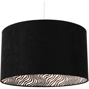 Black Zebra Shade - Black and White