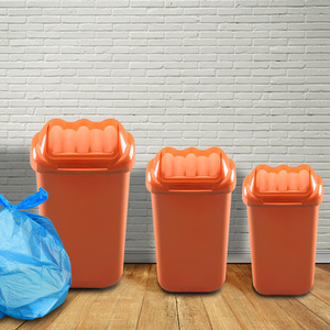 Lift Recycle Plastic Waste Bin 15-30-50L by Home Centre