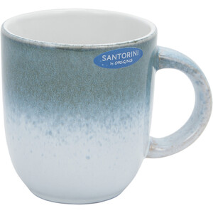 Santorini Reactive Glaze Mug - Blue
