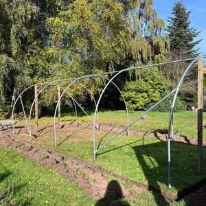 10ft Straight Sided Polytunnel Kit, Heavy Duty Professional Greenhouse by Direct Polytunnels
