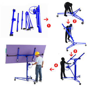 Movable 11FT Drywall Lifter Panel Hoist by Livingandhome