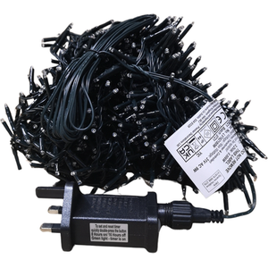 Premier 1500 Warm White LED Christmas Lights with Multi Mains Timer - White by Samuel Alexander