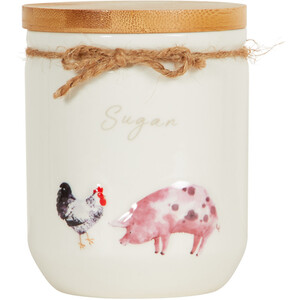 Daisy Farm Canister - Multicolour / Sugar