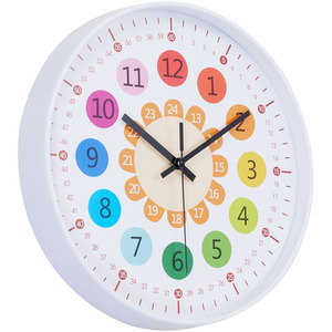 12-Inch Colourful Quartz Wall Clock by Livingandhome