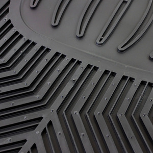 Heavy Duty Lipped Universal Rubber Car Mat - Black by JVL